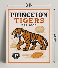 Princeton Tigers Est. 1865 Poster PosterGoat