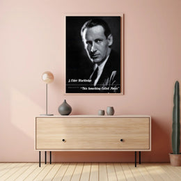 Vintage Magician Portrait from 1930s-50s Cultural Poster