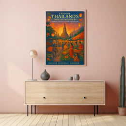 Explore Thailands Timeless Wonders Poster