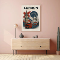 London Landmarks Poster PosterGoat