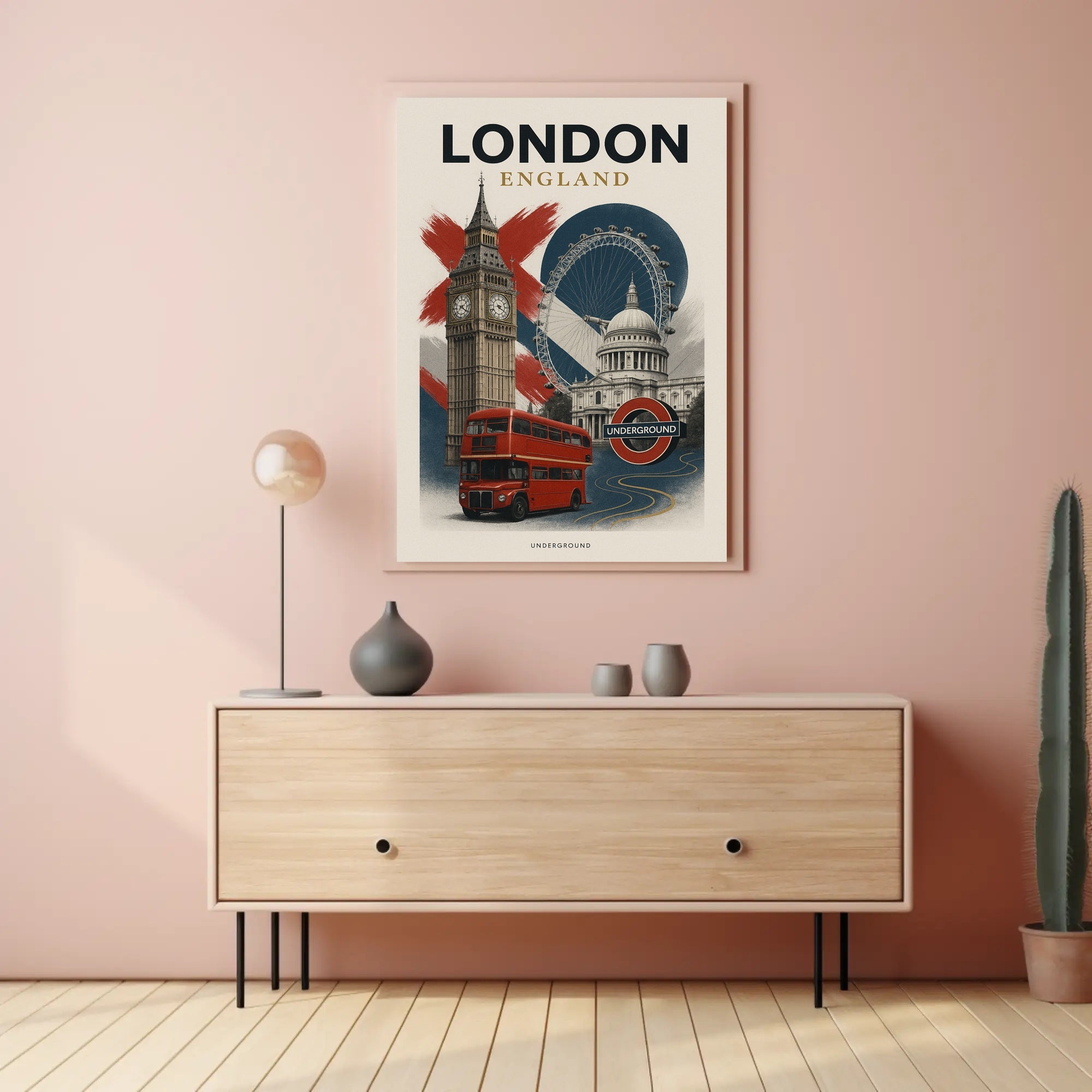 London Landmarks Poster PosterGoat