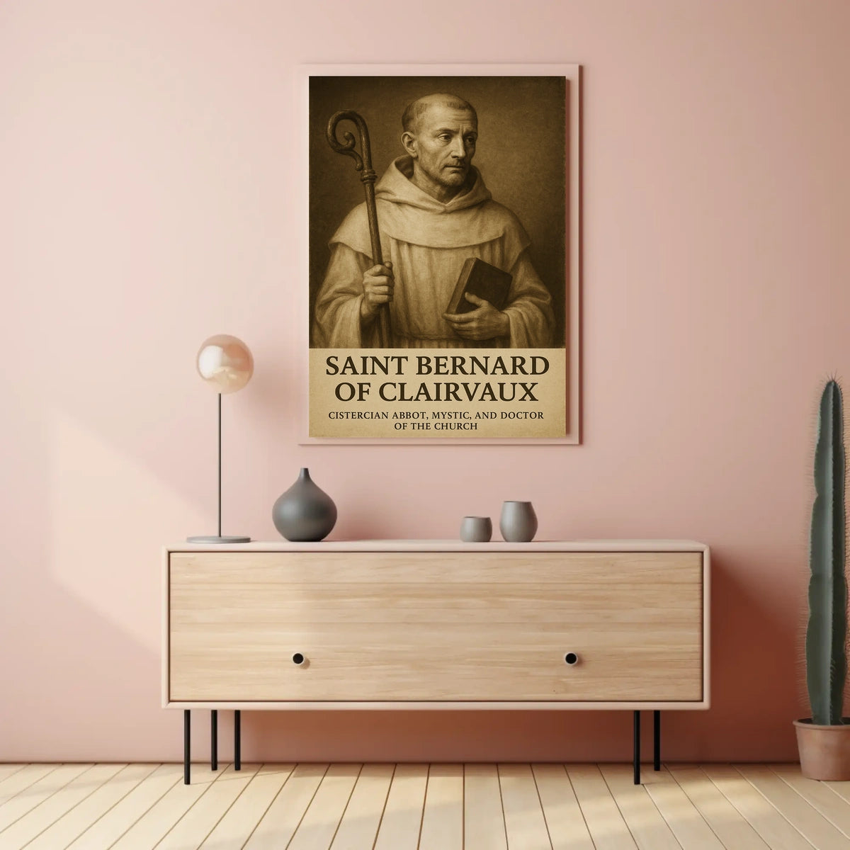 Saint Bernard Of Clairvaux Poster