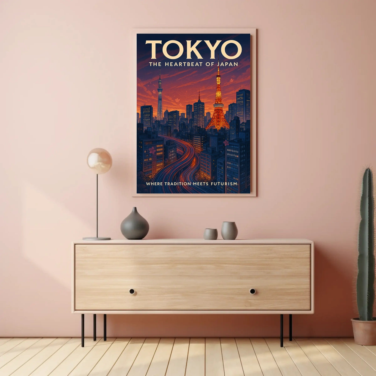 Tokyo The Heartbeat of Japan Poster