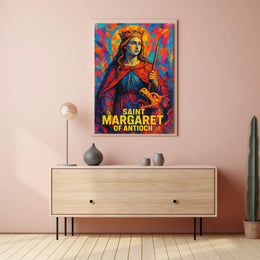 Saint Margaret of Antioch Poster