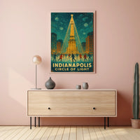 Indianapolis Circle of Light Poster