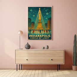 Indianapolis Circle of Light Poster
