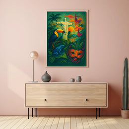 Vibrant Brazil Poster