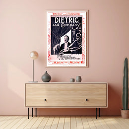 Dietric and Company Vaudeville Vintage Advertisement Poster