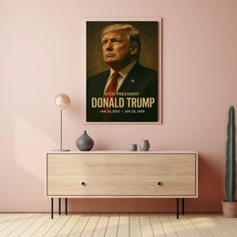 Donald Trump Visionary of the Future Poster