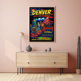Denver United States of America Poster PosterGoat