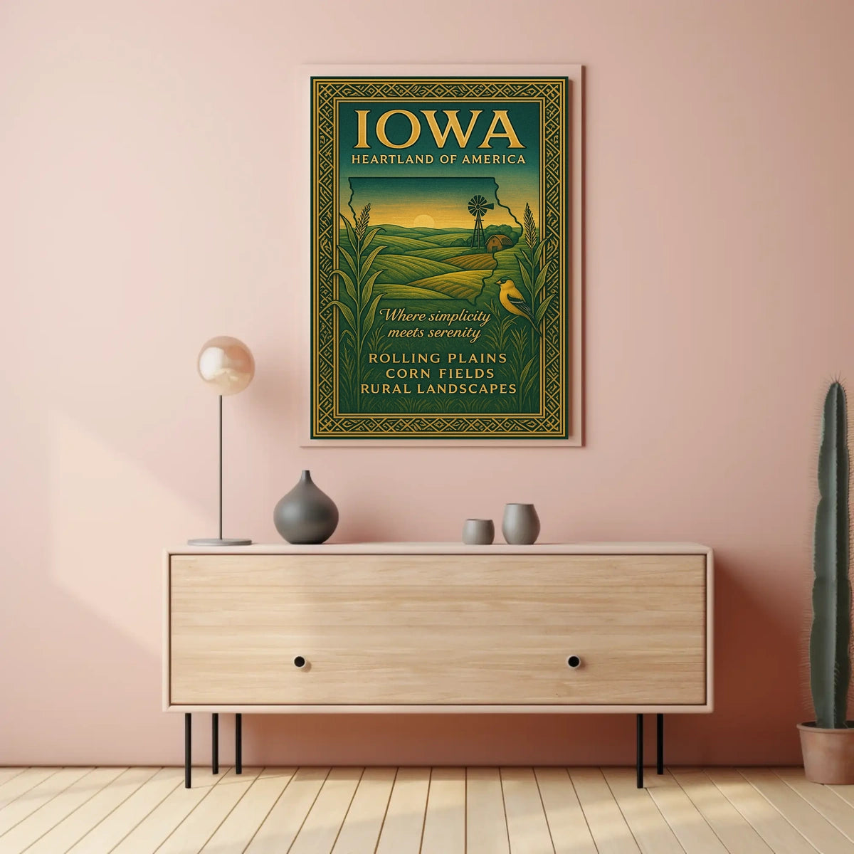 Iowa Heartland Of America Poster