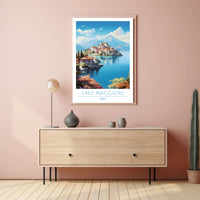 Scenic View of Lake Maggiore Poster