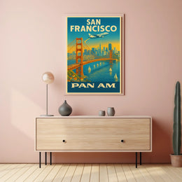 Pan Am San Francisco Poster