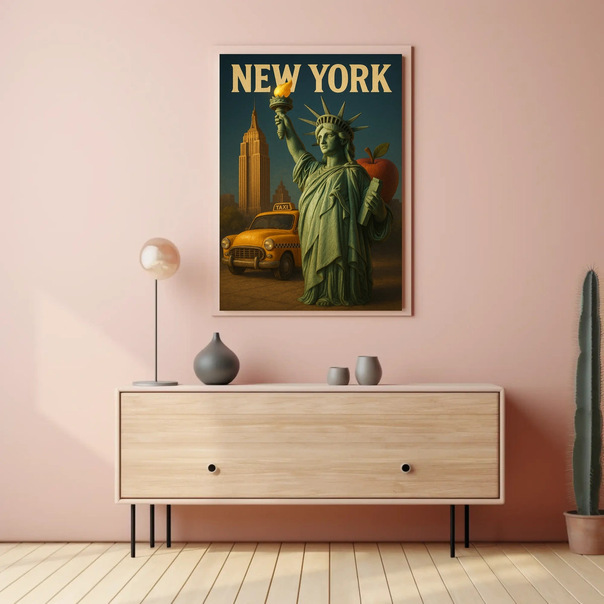 New York Iconography Poster