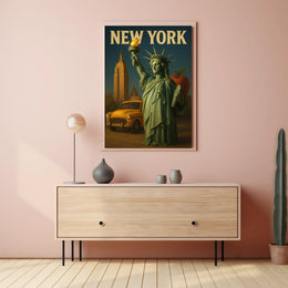New York Iconography Poster