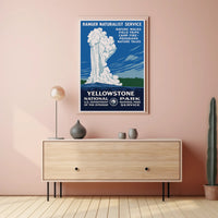 Yellowstone National Park Ranger Naturalist Service Poster PosterGoat