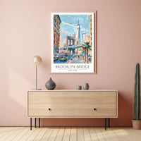 Brooklyn Bridge in New York Poster PosterGoat