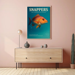 Snappers The Underwater World Poster PosterGoat