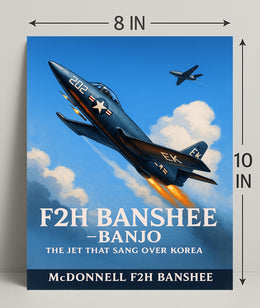 F2H Banshee The Jet That Sang Over Korea Poster PosterGoat