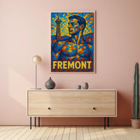 Fremont Mosaic Portrait Poster