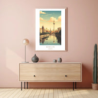 Berlin Skyline Poster PosterGoat
