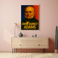 John Quincy Adams Classic Heritage Decor Poster