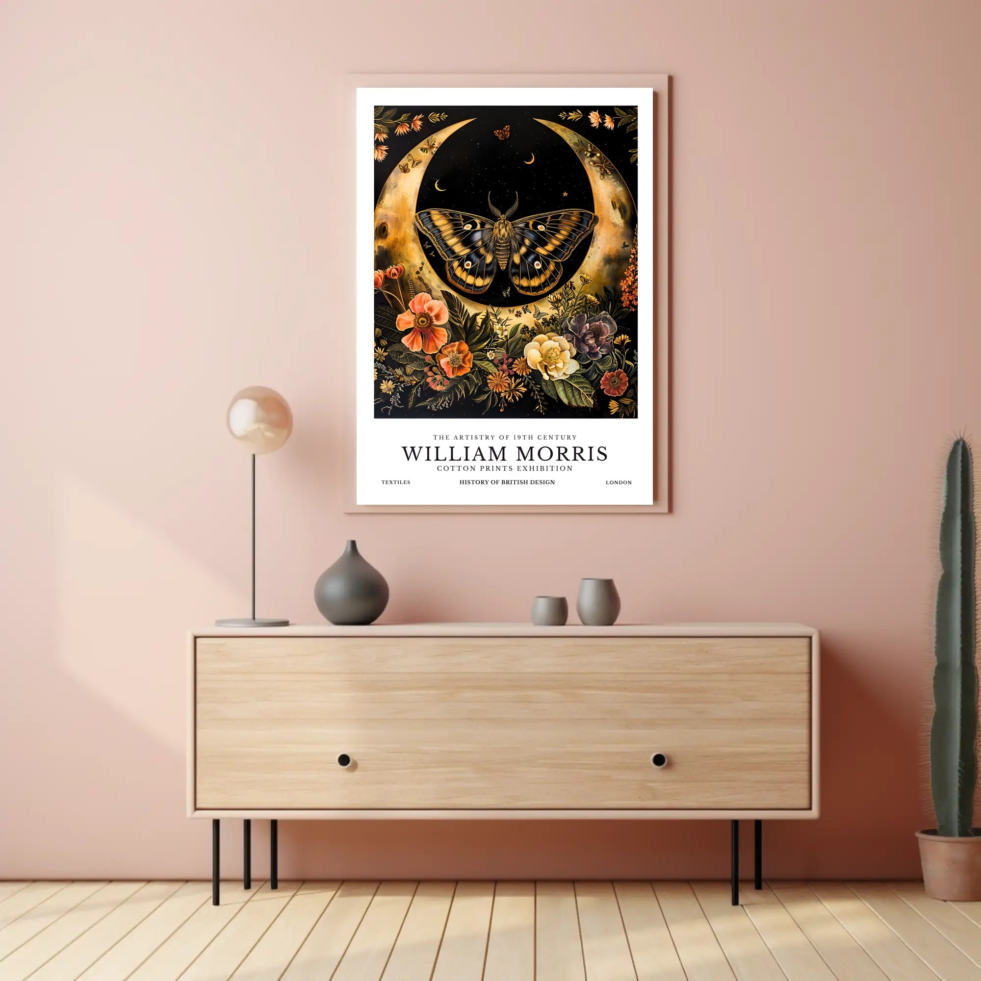 William Morris British Design Cotton Prints Cultural or Heritage Poster