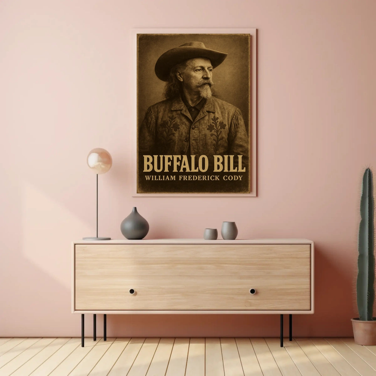 Buffalo Bill Wild West Classic Historical Poster