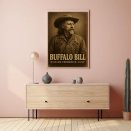 Buffalo Bill Wild West Classic Historical Poster