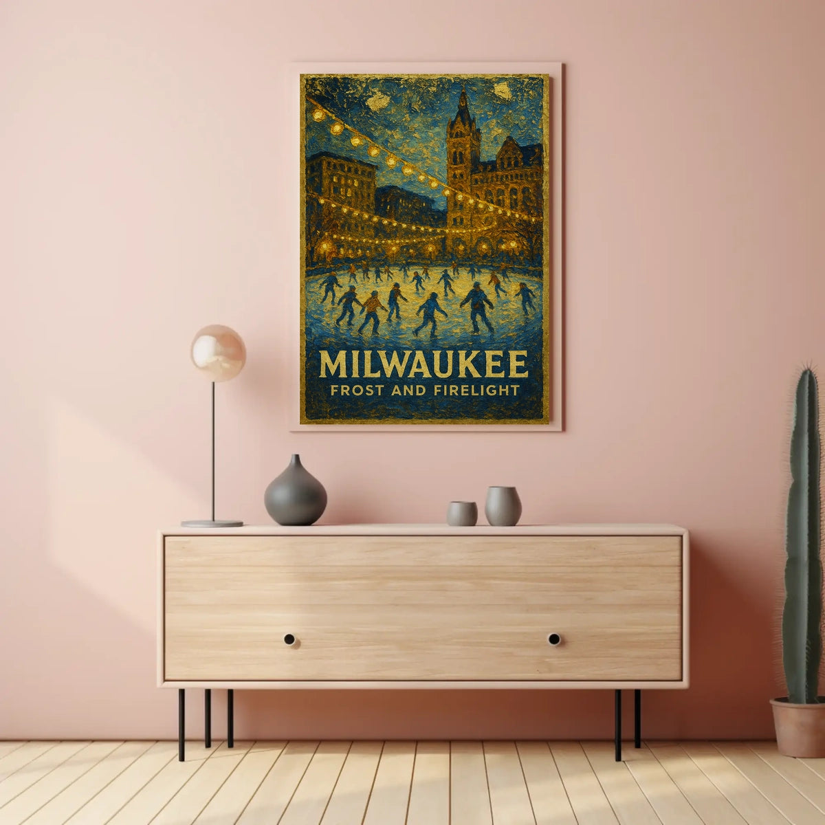 Milwaukee Frost And Firelight Poster