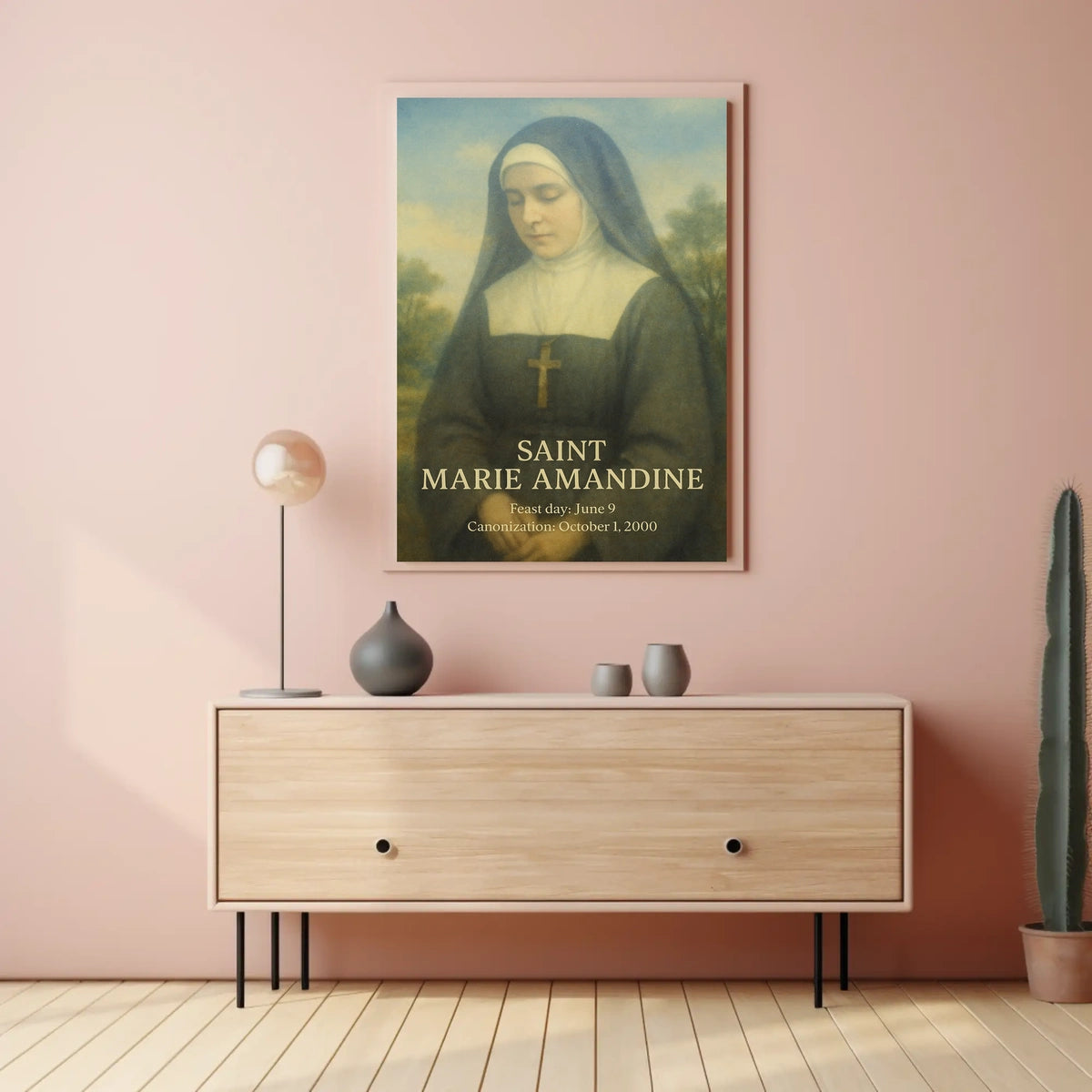 Saint Marie Amandine Poster