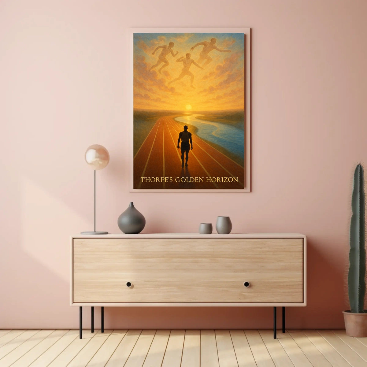 Thorpes Golden Horizon Jim Thorpe Poster