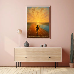 Thorpes Golden Horizon Jim Thorpe Poster