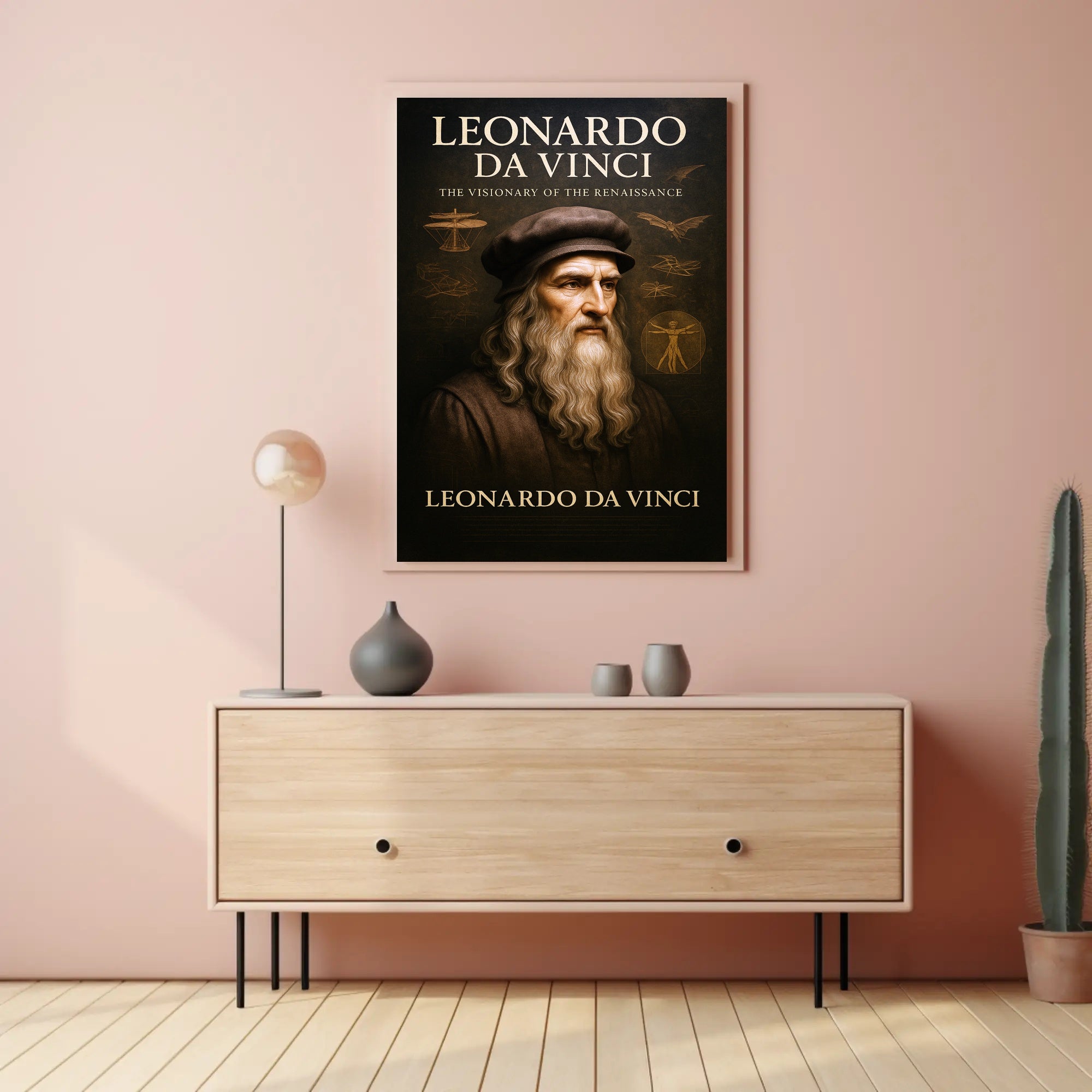 Leonardo da Vinci The Visionary of the Renaissance Poster PosterGoat