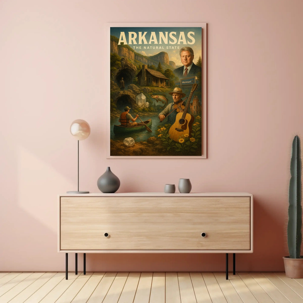 Arkansas The Natural State Poster