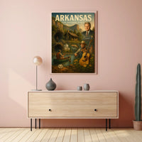 Arkansas The Natural State Poster