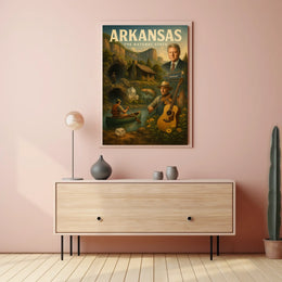 Arkansas The Natural State Poster