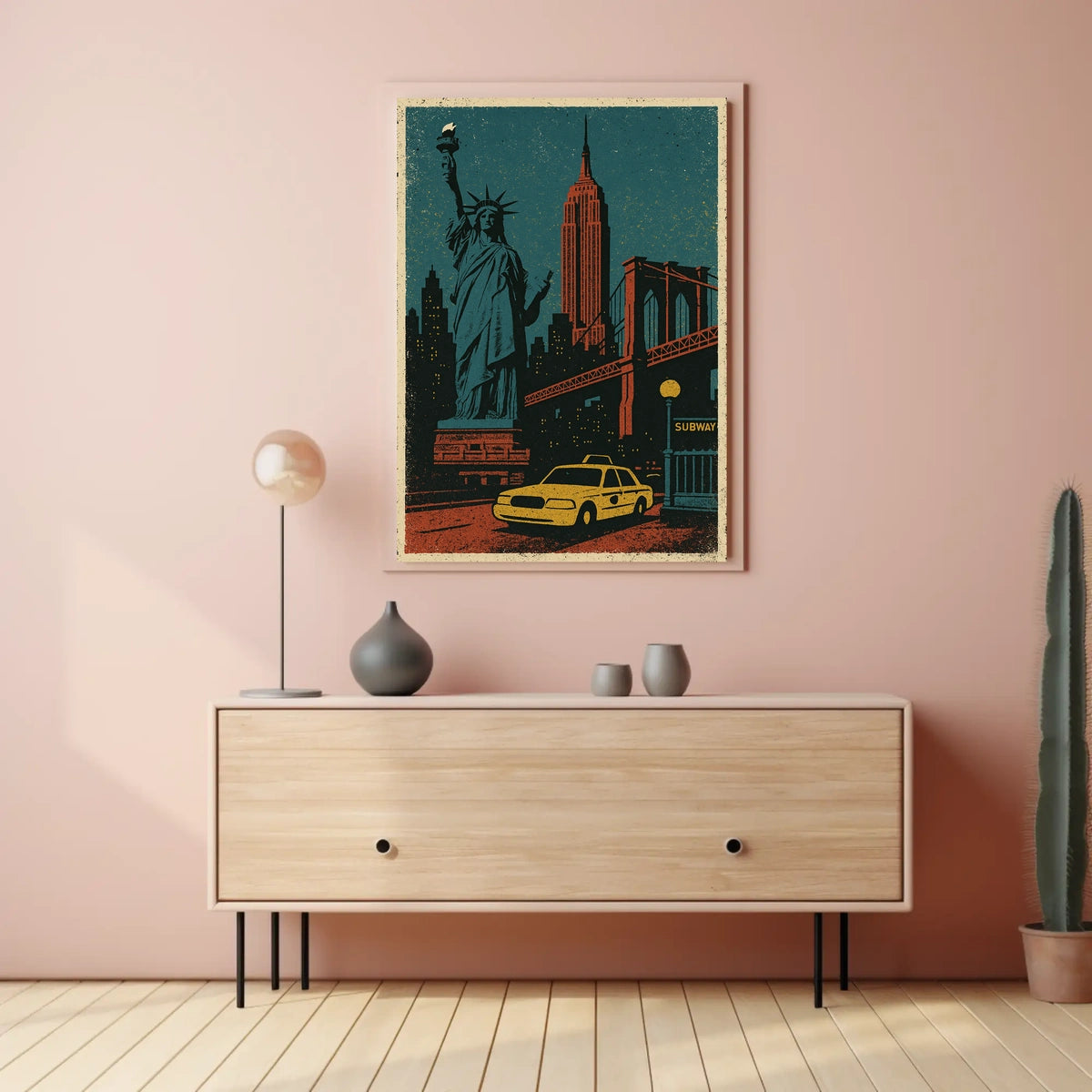 Iconic New York City Vintage Poster