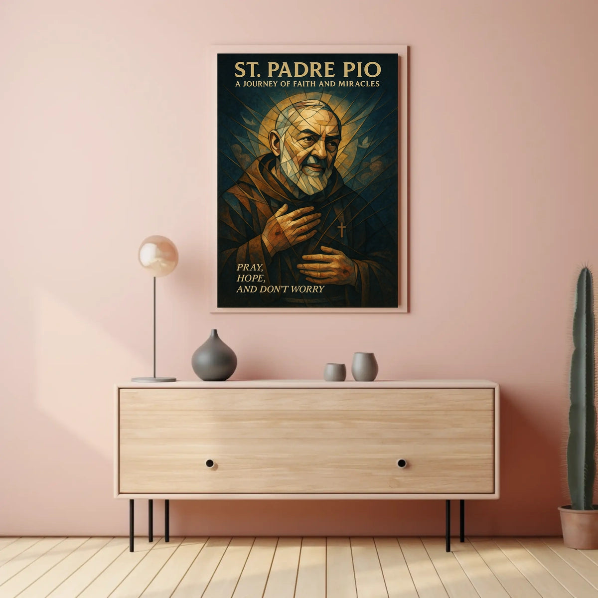 St. Padre Pio A Journey of Faith and Miracles Poster
