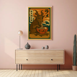 Ramen Goat Delight Poster