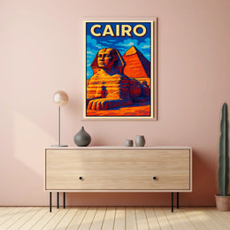 Cairo Travel Poster