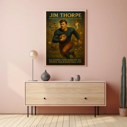 Celebrating Jim Thorpe A Legendary Athlete Jim Thorpe Poster