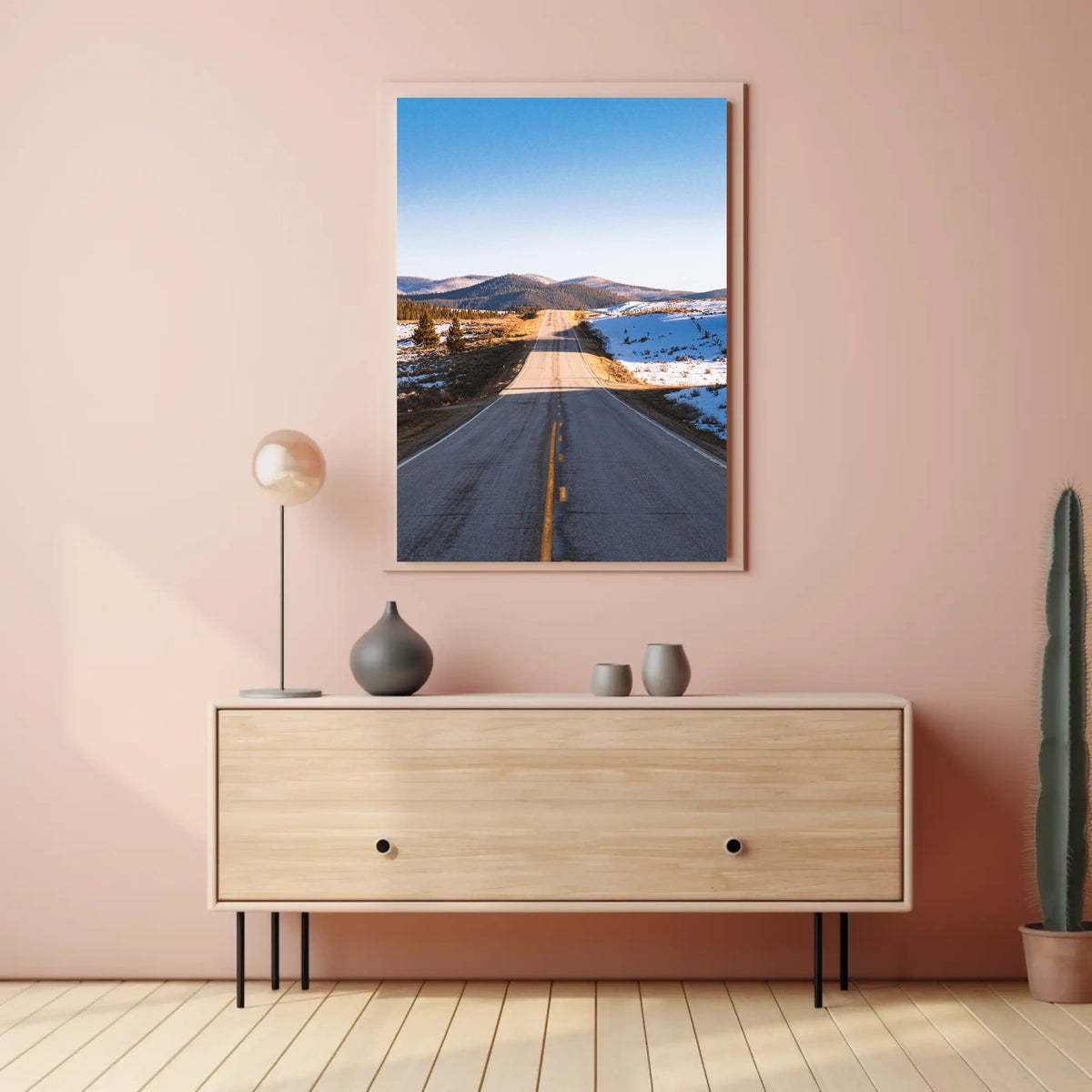 Open Road To The Horizon Poster