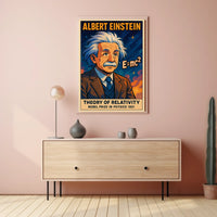 Albert Einstein Theory Of Relativity Poster