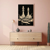 Chess Battle In Motion Poster