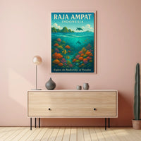 Raja Ampat Explore the Biodiversity of Paradise Poster