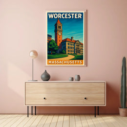 Worcester Massachusetts Poster