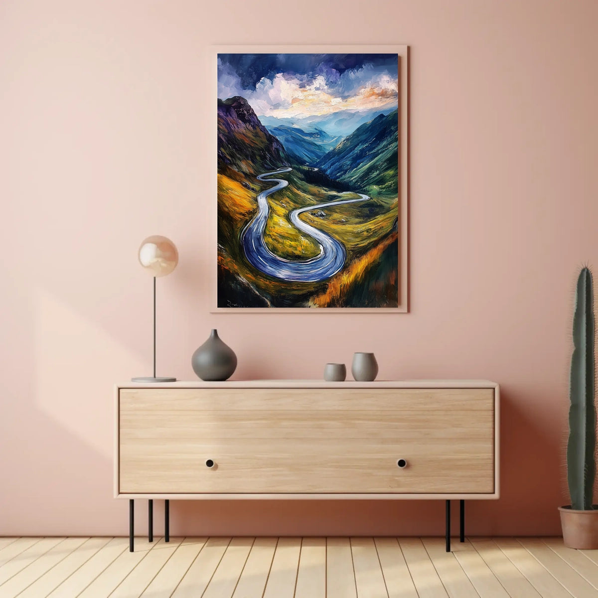 Romania Transfagarasan Mountain Road Scenic Poster