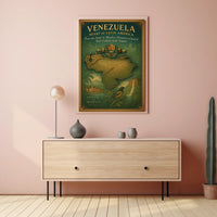 Venezuela Heart Of Latin America Poster