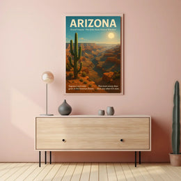 Grand Canyon Arizona Natural Wonder Travel Poster